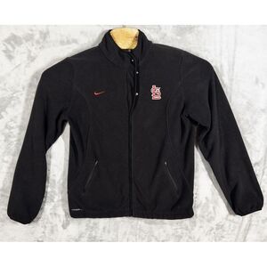 Nike St Louis‎ Cardinals Therma Fit Full Zip Fleece Jacket Womens Large